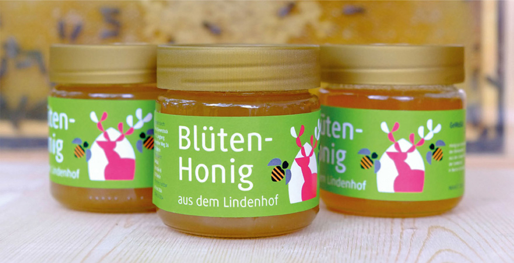 Abbildung Blütenhonig aus dem Lindenhof