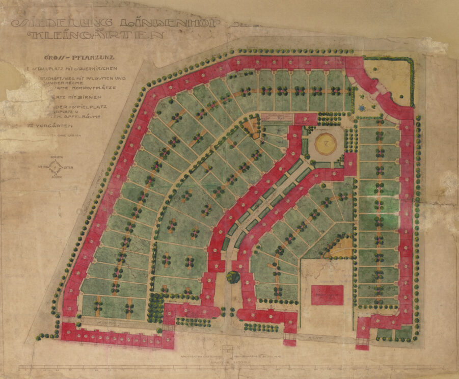 Stele 4 - Mietergärten/Schule